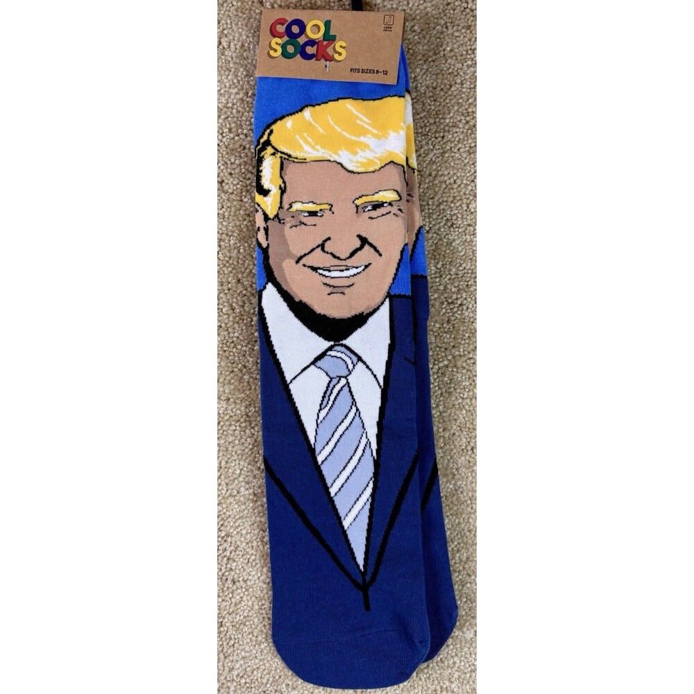 New Cool Socks Donald Trump Socks (M6-13) MAGA